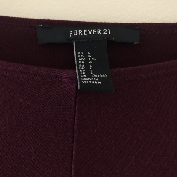 Forever21 long sleeve crop top - Picture 5 of 5